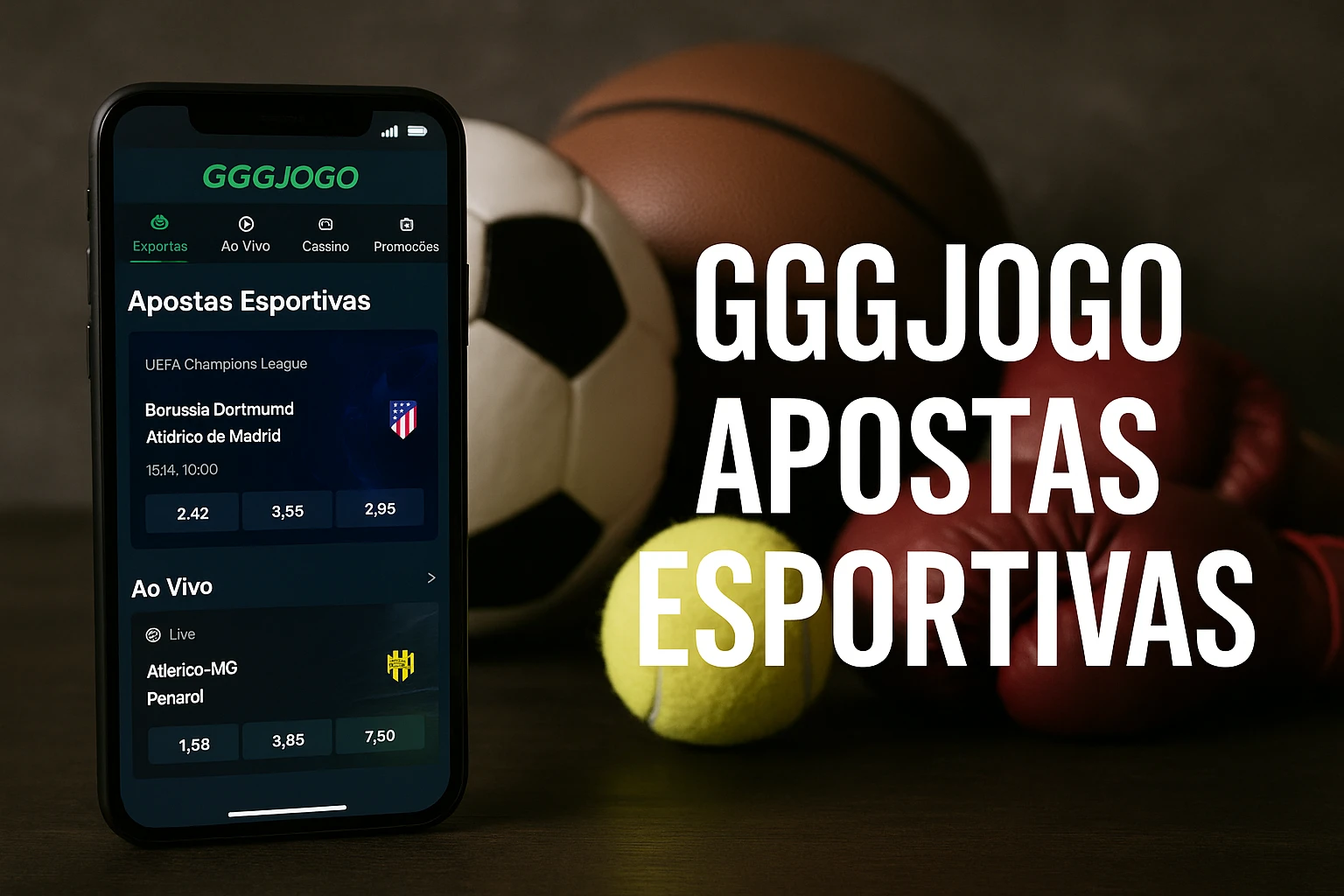Aposte em apostas esportivas no cassino online GGGJOGO