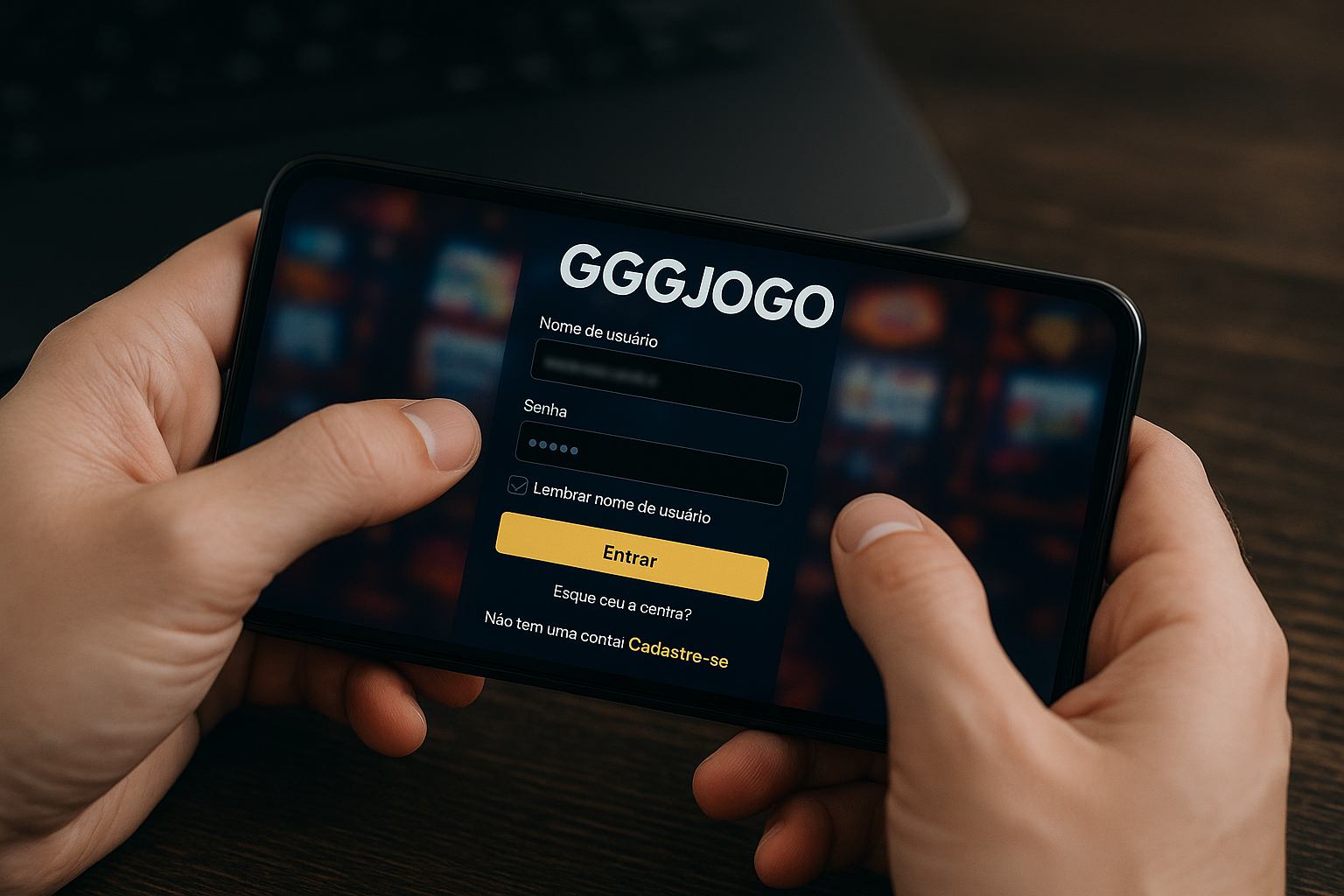 Login no Cassino GGGJOGO